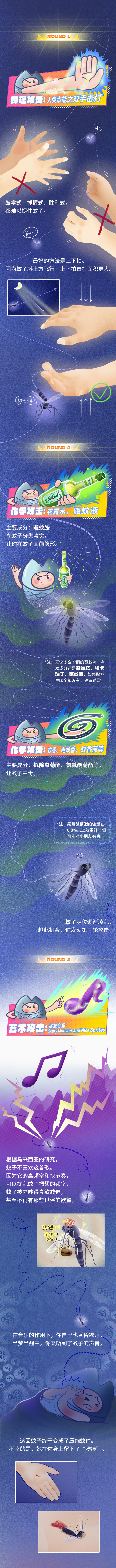 大鱼漫画丨O型血真的招蚊子？听歌还能驱蚊？夏日防蚊指南来了